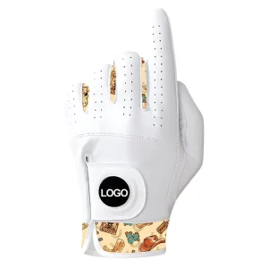 Factory Price Durable Premium Customized Logo Cabretta Leather Golf Gloves Custom Men Women Leather Golf Glove