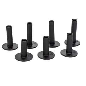 Factory Price Golf Accessories Rubber Golf Tee Special Black Color Training Practice Rubber Tees Different Size Peg