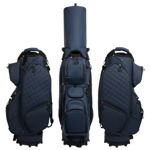 Factory Price Golf Club Bag High Quality Waterproof PU Leather Golf Bag Custom Logo Golf Cart Bag