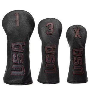 Factory Price Golf Club Head Covers USA Fairway Golf Headcovers Customized Logo Golf Driver Headcover