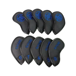Factory Price Golf Headcover Custom Logo PU Golf Iron Head Cover