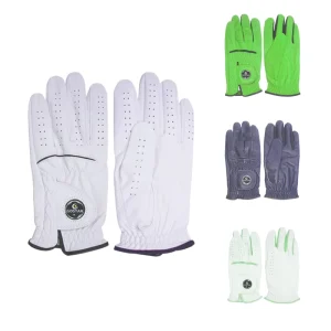 Factory Price High Quality Custom Logo Sheep Skin Anti slip Golf Gloves Cabretta Leather