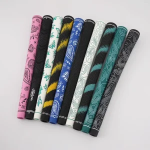 Factory Price OEM Custom Logo Standard Non Slip Rubber Golf Wood Iron Wedge Club Grips