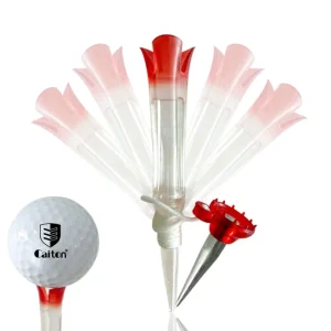 Factory Price Plastic Golf Tee 85 mm Long Durable Golf Tees Unbreakable 360 Degree Rotatable Golf Tee