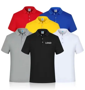 Factory Price Polyester Cotton Unisex Plain Blank Men Golf Polo Shirts Custom logo Embroidered Printed Men’s Polo t Shirt
