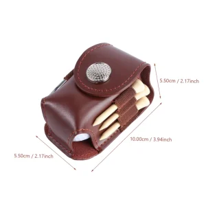 Factory Price Portable Golf Ball Holder Golf Tee Bag Sports Accessory Small Golf Ball Gift Bag