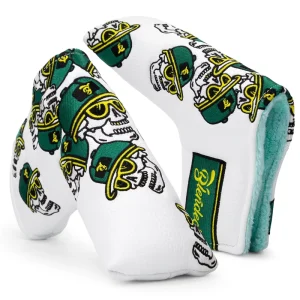 Factory Price Pu Leather Golf Blade Putter Club Headcover Custom Embroidery Logo Golf Putter Head Cover