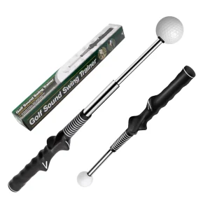 Factory Price Retractable Golf Swing Trainer Golf Practice Driving Range Stick Golf Warm up Practice Training Aid