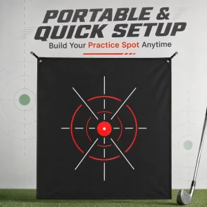 Factory Ready to Ship Indoor Outdoor Practice Golf Training Aid Durable Golf Practice Net Accessories Golf Hitting Target Cloth