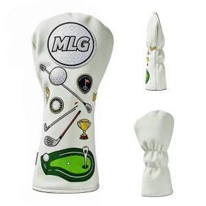Factory Sale Custom Logo Golf Head Cover High Quality PU Leather Golf Headcovers for Driver