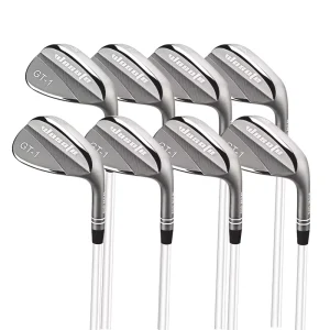 Factory Short Delivery Cycle Silver Portable Durable Stainless Steel Shaft Forged Right Handed Golf Wedge Set
