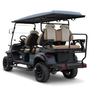 Factory Six Seats Golf Electric Carts Off Road Lithium Battery 48V 4+2 Seat Carts Golf Legal Electric Buggy Trolley Golf Cart