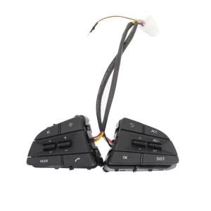 Factory Steering Wheel Plastic Buttons ACC Designed Model Car Multi Function Key Direct Fit Auto Interior Accessories