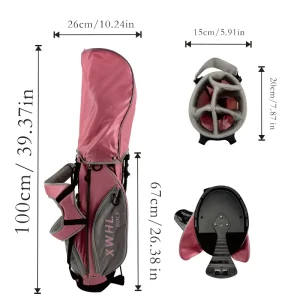 Factory Stock LightweightCustom High Quality Nylon Golf Stand Bag for Children Waterproof Design Junior Golf Bag