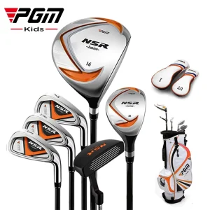 Factory Supply 6 Piece Lightweight Golf Clubs Left Right Handed Complete Set for Kids Teenagers Rubber Headcover