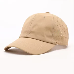Fashion Design Custom Sport Mesh Hat OEM Printing Embroidery Logo Laser Cut Hole Golf Caps Hat