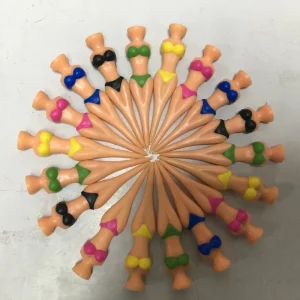 Fashion Model Design Golf Tees Cute Plastic Golf Tee for Novelty & Style