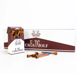 Fashionable Wood Golf Tees with Gifts Boxes Sets 50pcs Tees 5 Small Box and 1 Big Box Golf Gifts