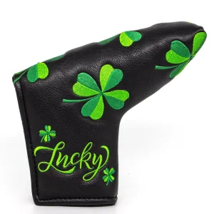 Fast Delivery Golf Blade Putter Leather Headcover Pu Leather Golf Head Covers Putter Cover