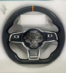 Fast Delivery Volkswagen Carbon Fiber Steering Wheel for VW up Amarok Eos Transporter T roc Beetle R Line Polo 6r Scirocco jetta
