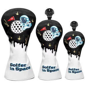 Fast Delivery Waterproof Golf Head Covers Custom Logo Embroidery Golf Driver Headcover