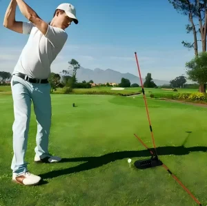 Fiberglass Rod Golf Alignment Sticks Golf Swing Training Aids