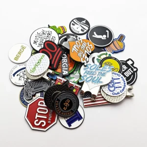 Figure Design Cute Custom Magnetic Golf Ball Marker Miniature Enamel Balls Markers Golf
