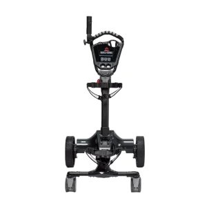 Foldable Black Motor Golf Bag Cart Outdoors Aluminum Alloy Golf Caddy Golf Trolley