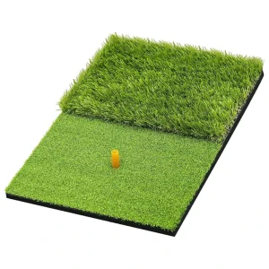 Foldable Golf Swing Trainer Grass Mat Anti slip Rubber Base Backyard Training Mini Portable Golf Practice Mat