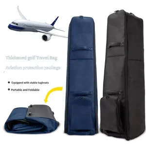 Foldable Golf Travel Bag Outdoor Golf Large Travel Bag Foldable Portable Travel Golf Bag and Checked Baggage Protective Cover
