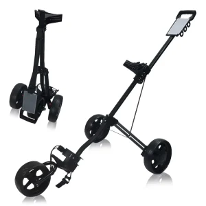 Foldable Golf Trolley Aluminum Alloy Three wheeled Golf Trolley