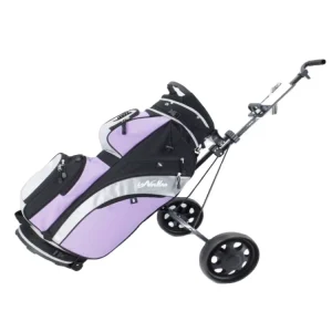 Foldable Golf Trolley with Two Wheels for Cart Usage