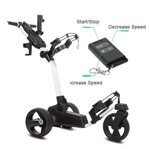 Foldable Remote Control Electric Golf Trolley with Lithium Battery 36 Holes Range 8 km h Speed for Golf Course
