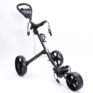 Foldable Storage Golf Trolley Tricycle Bag Handcart Modern Foldable Cart