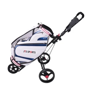 Foldable Three Wheel Golf Cart Golf Bag Cart 3 Wheels Golf Trolley