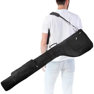 Foldable Waterproof Golf Club Carry Bag, Sunday Pencil Bag with Custom Logo for Driving Range