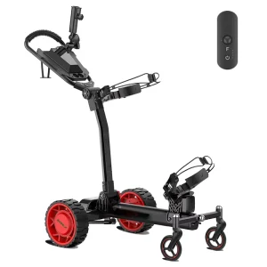 Follow Me Electric Golf Cart 48V Remote Controlled Golf Caddy Cart US Warehouse Golf Trolley With Umbrella