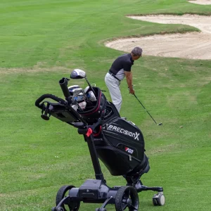 Follow Me Golf Trolleys Remote Control Golf Caddy 36 45 Holes Battery Capacity Electric Golf Trolley