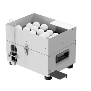 Foot Pedal Automatic Golf Ball Dispenser 3s Fast Ball Feeder 50 Balls Adjustable Height Metal Anti-jam OEM Left/Right Training