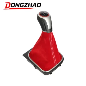 For Volkswagen Golf 4 Bora jetta MK4 5 6 R32 GTI 04 09 5 6 Speed Car Gear Shift with Leather Suede Boot Cover Knob High Quality