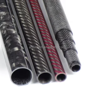 Forged Carbon Fiber Buffer Tube Telescopic Pole Shaft Water Fed Pole Square Tube Connector 3K Carbon Fiber Window Cleaning Pole