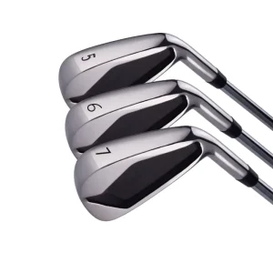 Forged Right Handed Golf Iron Set with Custom Logo Stainless Steel Clubs and Rubber Grip