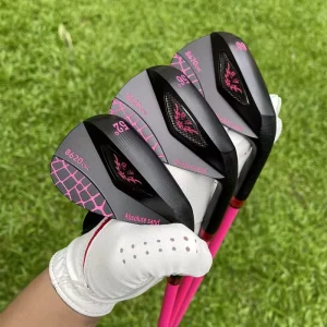Forged Women Golf Wedge Set 48-72 Degrees 120g Stiff Steel Shaft Full CNC Milled Face Sand Gap Wedge