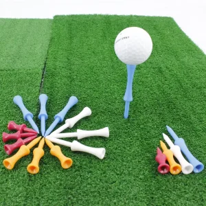 Four Sizes 3.8 5.4 7.0 8.3 cm Solid Color Hard Plastic Durable Portable Double deck Workout Golf Ball Tees Pin Limiter