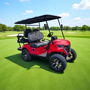 Four Wheel Electric Luxury Golf Cart for Commuting to Golf Courses Scenic Spots Sightseeing and Community Patrols