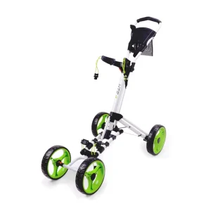 Four Wheel Foldable Golf Cart 4 Wheel Golf Trolley for Course Convenient 4 Wheel Golf Trolley
