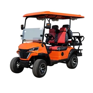 Four-seater Electric Golf Cart Used for Scenic Area and Off-road Sightseeing with a Range of 90 Kilometers