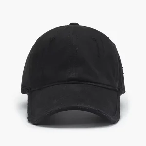 Frayed Edge Distressed Soft Dad Hat Custom Embroidery Casual Baseball Cap Unisex Vintage Destroyed Washed Baseball Cap