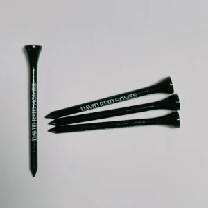 Free Custom Logo Bulk Bamboo Wood Golf Tees With Bag for Golf Club