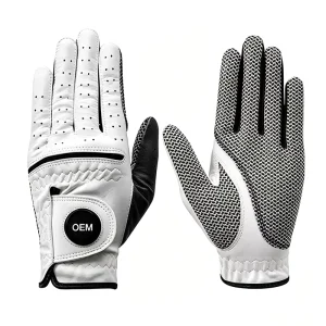Free Size Gloves Golf Synthetic Anti slip Leather One Size Golf Glove Customized Logo